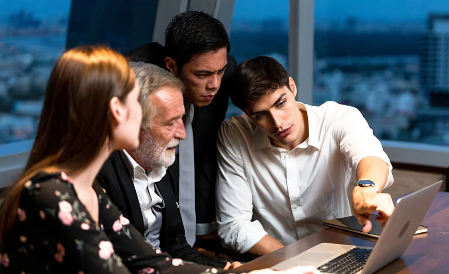 A visual representation of the prior authorization process in healthcare