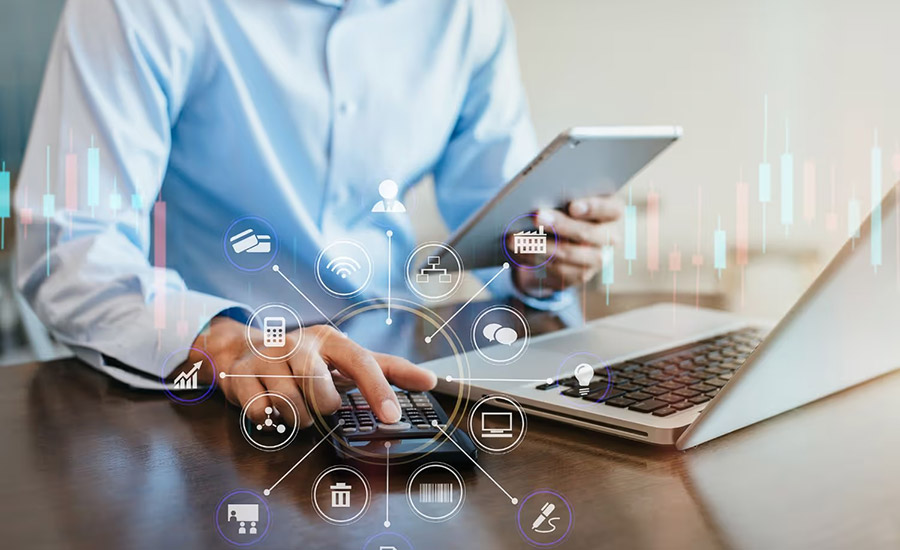 Financial service providers network connecting digitally