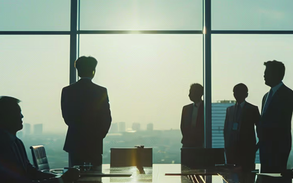 company partners during meeting