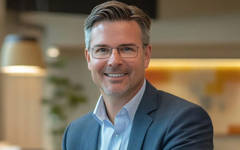 company finance director smiling