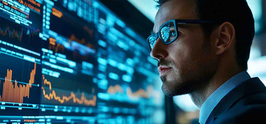 data analytics for finance - a professional analyzing financial charts