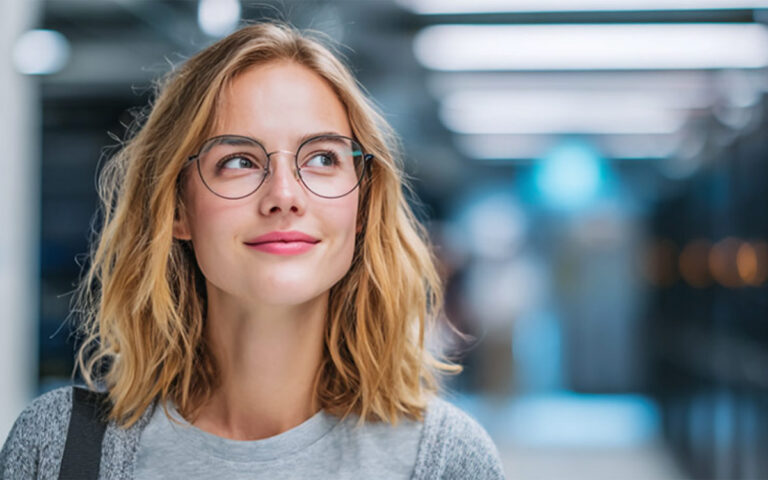 it woman in the server room