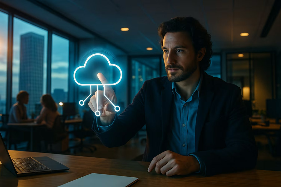 ai management services cloud graphic