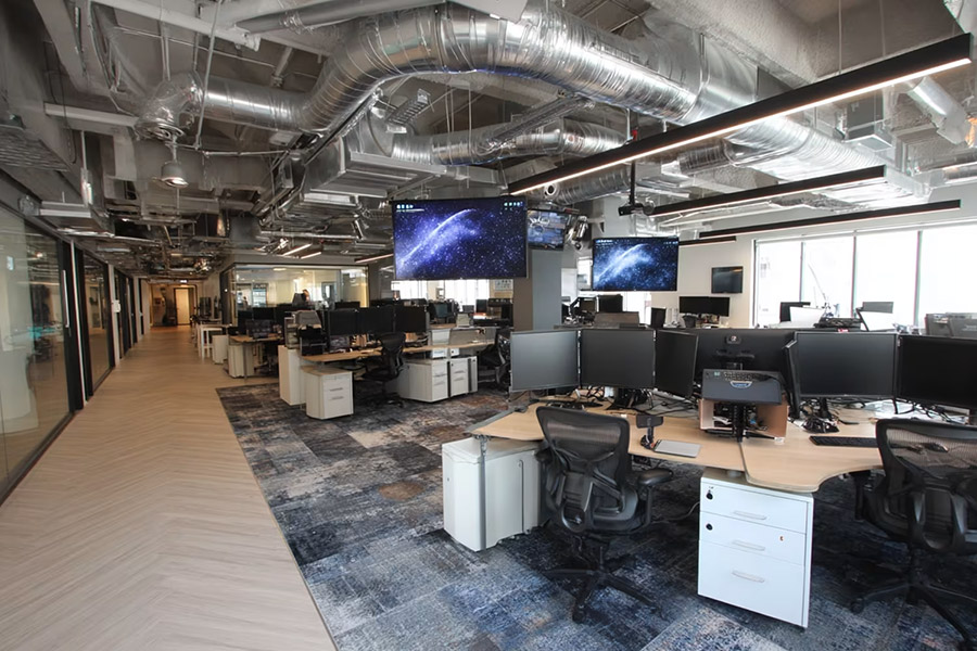 office building setup