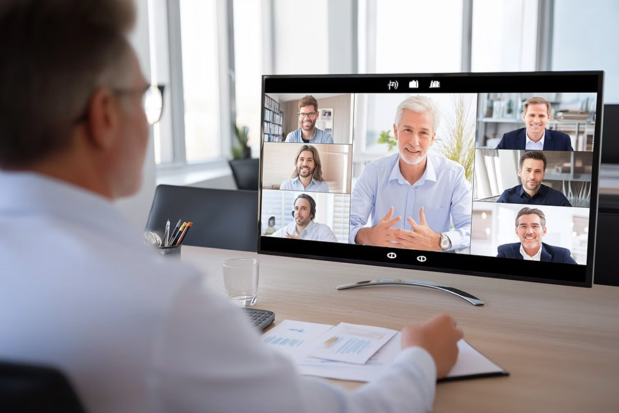 virtual meeting remote team