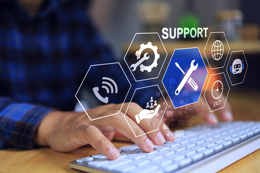 support tech graphic