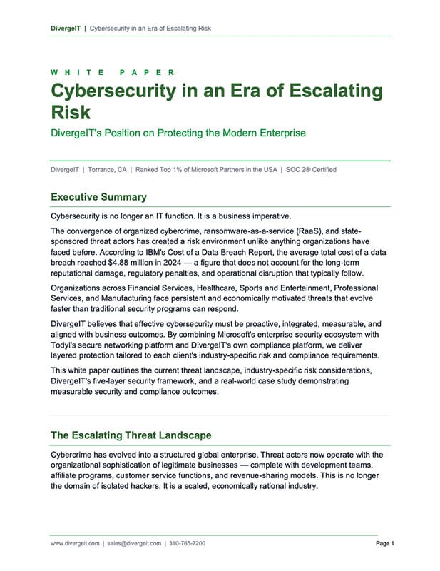 Cybersecurity